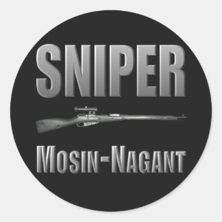 Sticker Rond Sniper Mosin-Nagant
