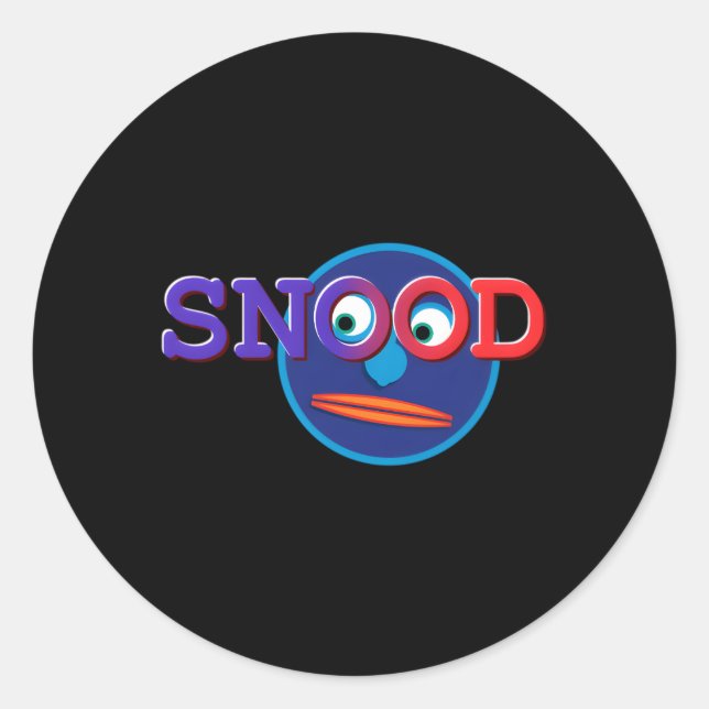 Sticker Rond Snood Officiel (Devant)