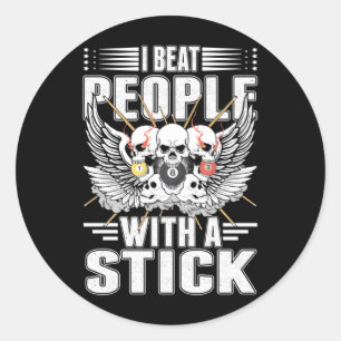 Sticker Rond Snooker Snooker Snooker Snooker