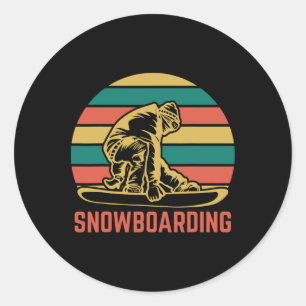 Sticker Rond Snowboard