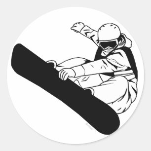 Sticker Rond Snowboard 3