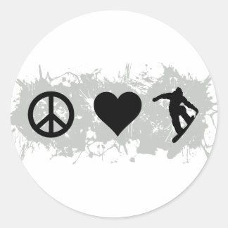 Sticker Rond Snowboard 3