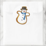 Sticker Rond Snowman Snow Man Christmas Sugar Cookie Winter<br><div class="desc">Créés à partir d'une illustration originale, ces autocollants sont munis d'un biscuit à sucre en forme de bonhomme de neige surmonté d'un gel blanc. Parfait pour les mailings de Noël ou de vacances ! Cette conception est également disponible sur d'autres produits. Ne vois-tu pas ce que tu cherches ? Vous...</div>