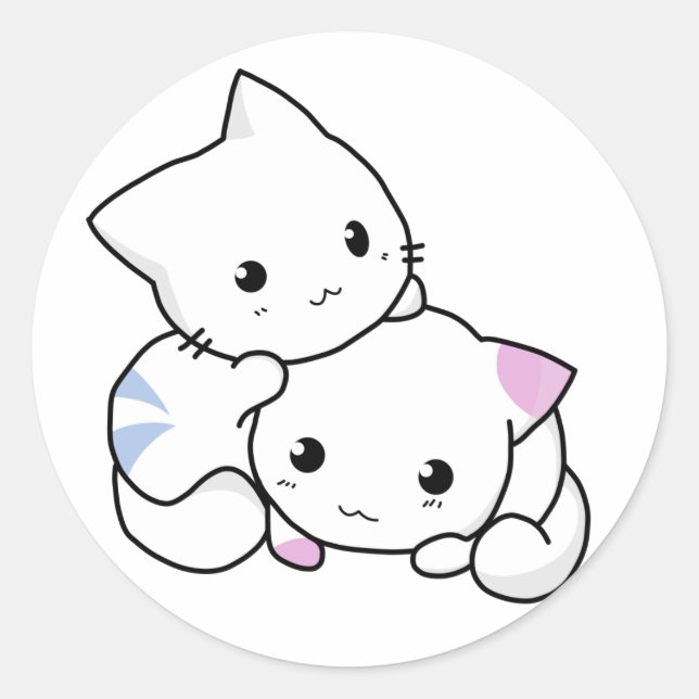 Sticker Rond So Kawaii (Devant)