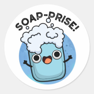 Sticker Rond Soap-prix Funny Surpris Soap Pun