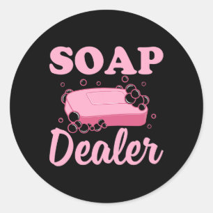 Sticker Rond Soap Soap Retailler Cosmetic Soaps