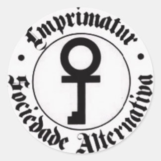 Sticker Rond Société Alternative