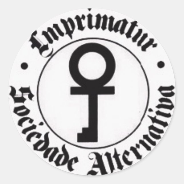 Sticker Rond Société Alternative (Devant)