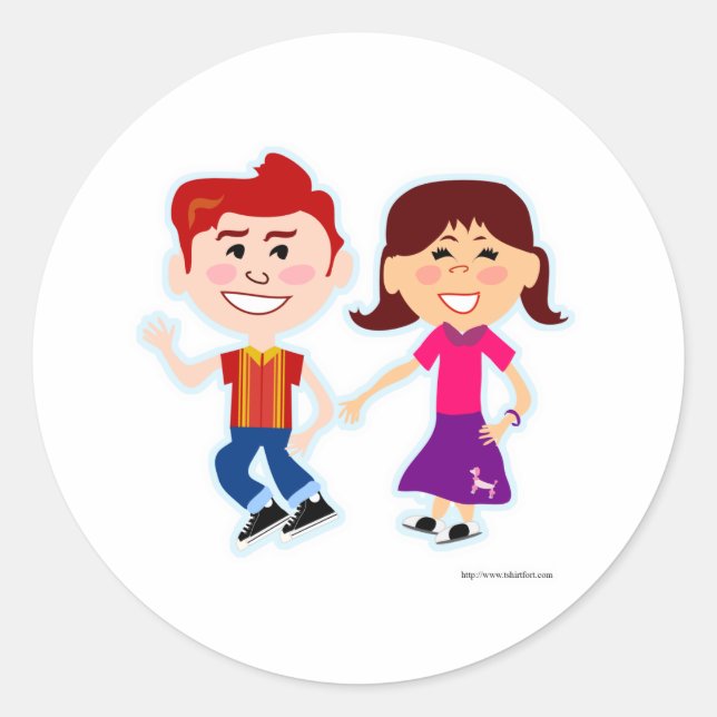 Sticker Rond Sock Hop Too (Devant)