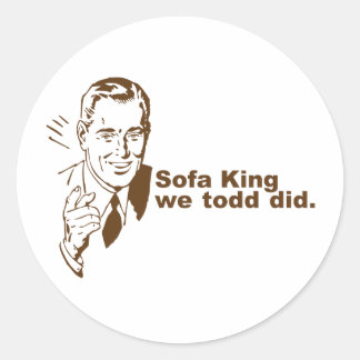 Sticker Rond Sofa King...