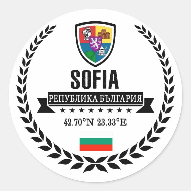 Sticker Rond Sofia (Devant)