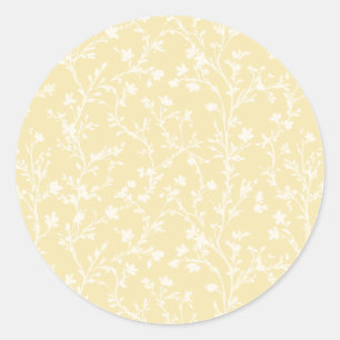 Sticker Rond Soft Meadow Neutral - Crème au beurre