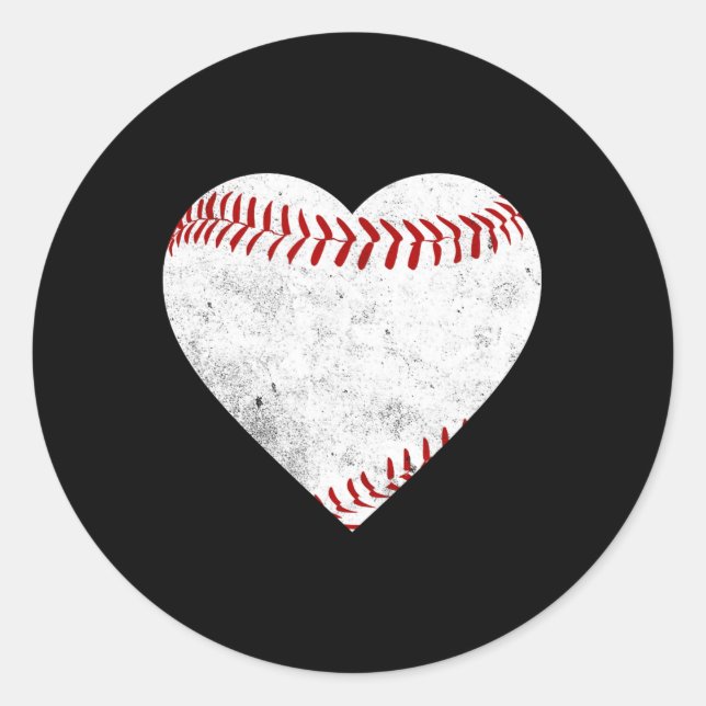 Sticker Rond Softball Gift Tee (Devant)