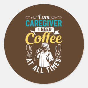 Sticker Rond Soins de garde Appréciation personnelle