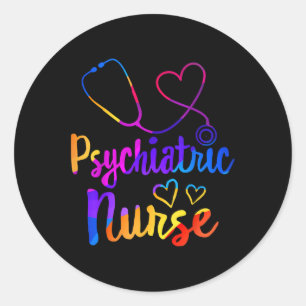 Sticker Rond Soins Psychiatriques Semaine Des Soins Infirmiers