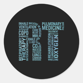 Sticker Rond Soins Rt Thérapeutique Respiratoire