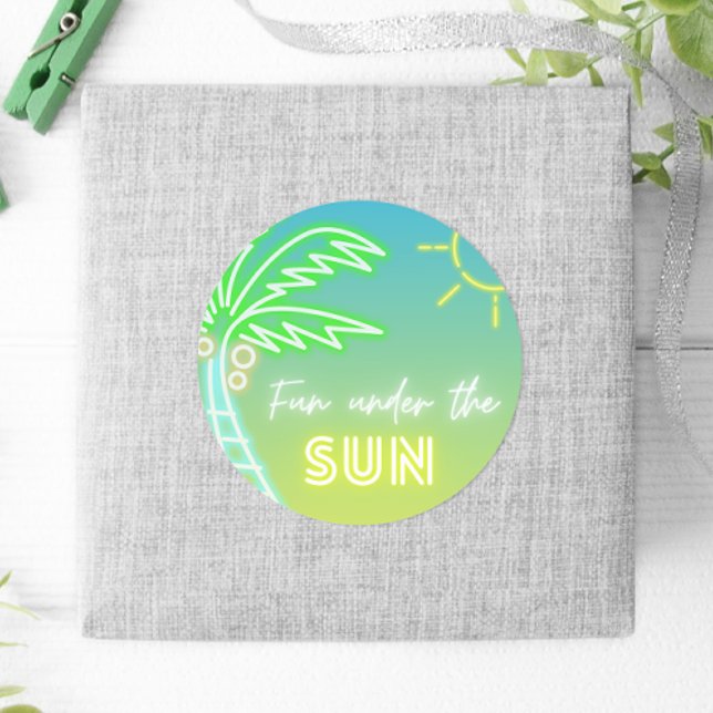 Sticker Rond Soirée de billard (Boy Pool Party Classic Round Sticker)