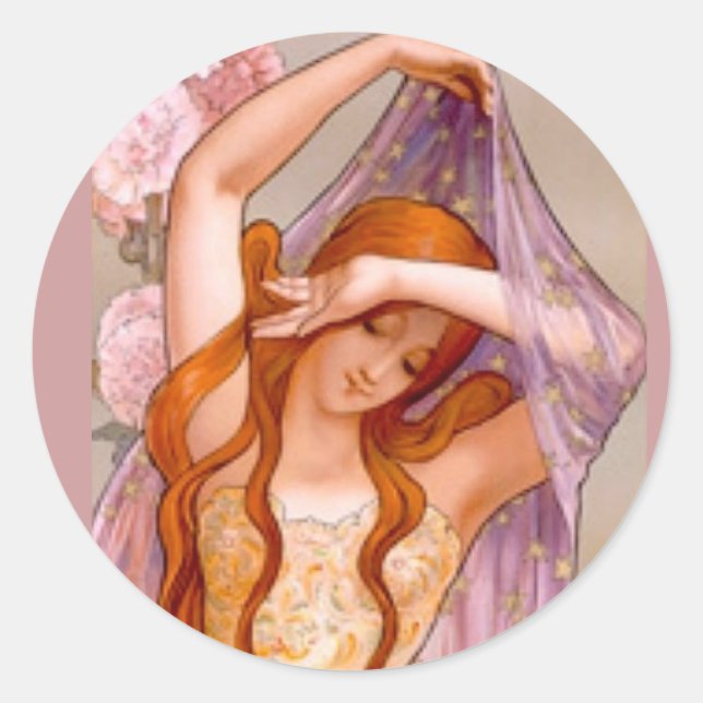 Sticker Rond Soiree d'Ete Nouveau (Devant)