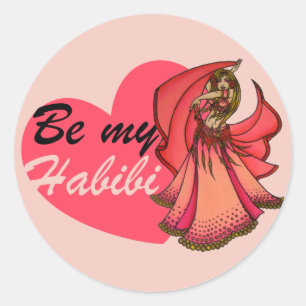 Sticker Rond Sois Ma Danse Du Ventre Habibi