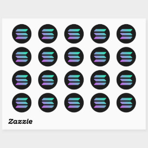Sticker Rond Solana