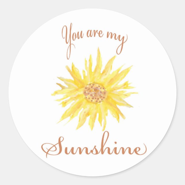 Sticker Rond Soleil (Devant)