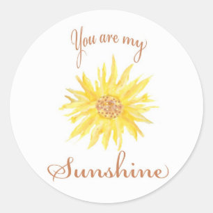 Sticker Rond Soleil