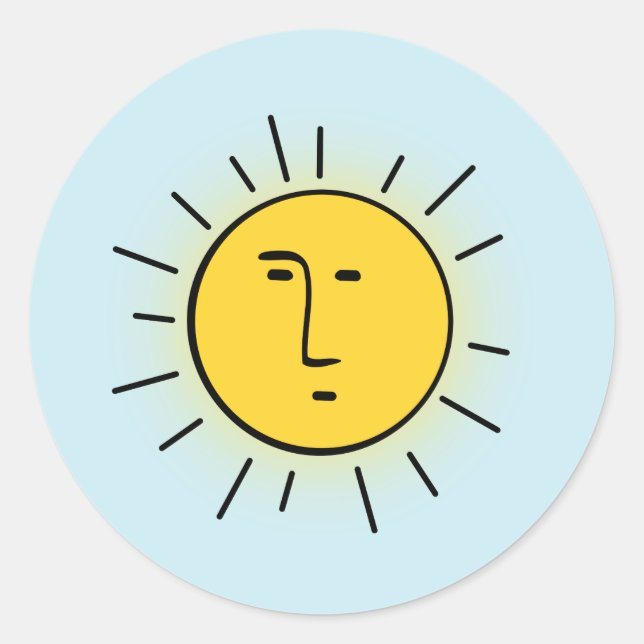 Sticker Rond Soleil (Devant)