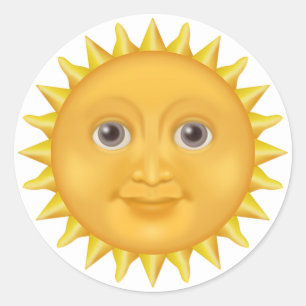 Sticker Rond Soleil