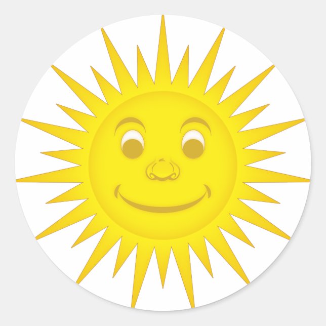 Sticker Rond Soleil (Devant)