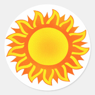 Sticker Rond Soleil