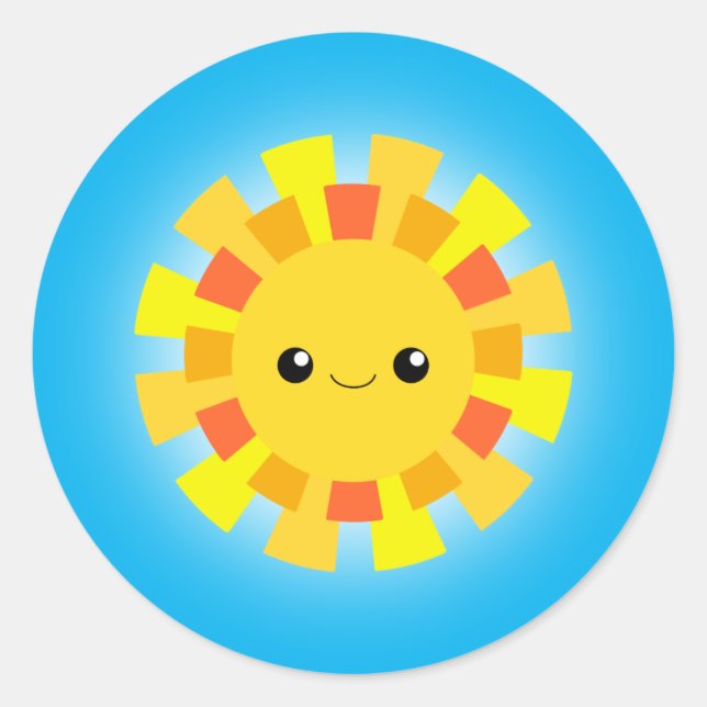 Sticker Rond Soleil (Devant)