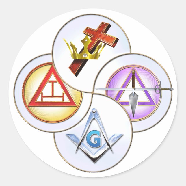 Sticker Rond Soleil de Digitals de rite de York (Devant)
