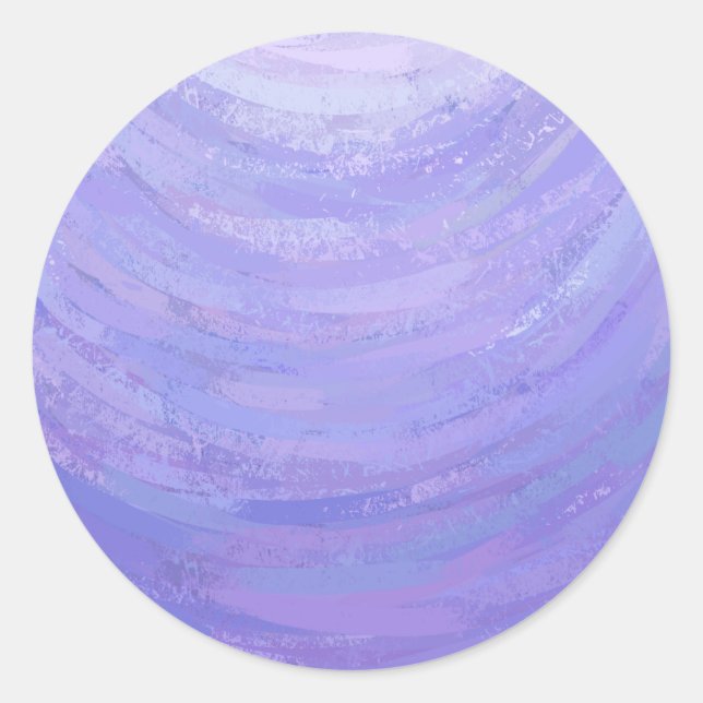 Sticker Rond Soleil pourpre (Devant)