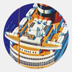 Sticker Rond Solides solubles Nieuw Amsterdam