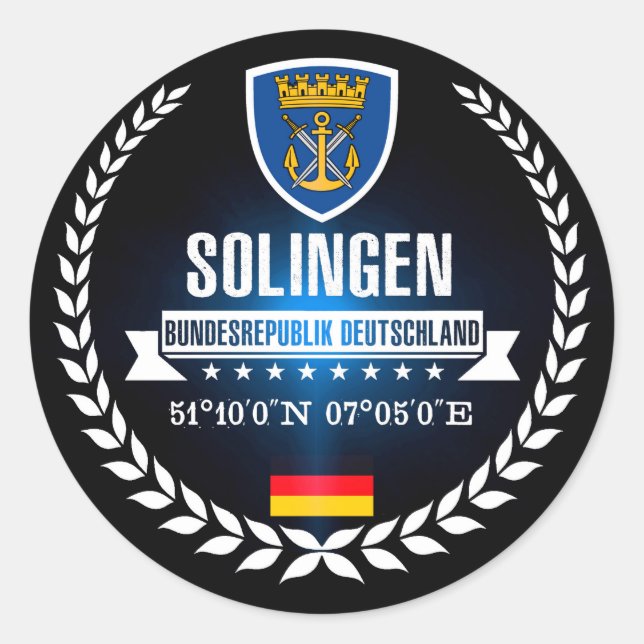 Sticker Rond Solingen (Devant)