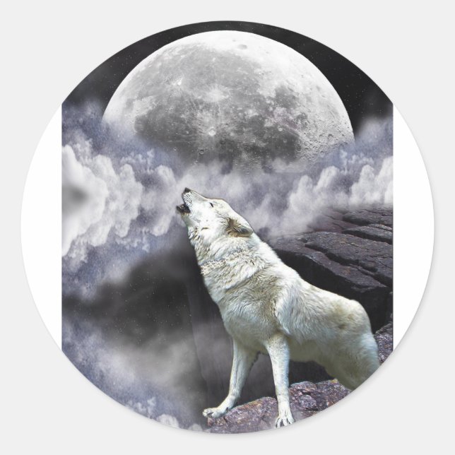 STICKER ROND SOLITAIRE ET SEUL (Devant)
