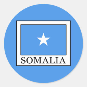 Sticker Rond Somalie