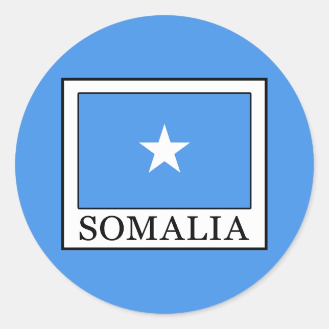 Sticker Rond Somalie (Devant)