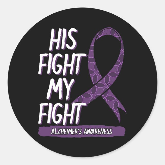 Sticker Rond Son combat est mon combat Heimerheimer Mood Swings (Devant)