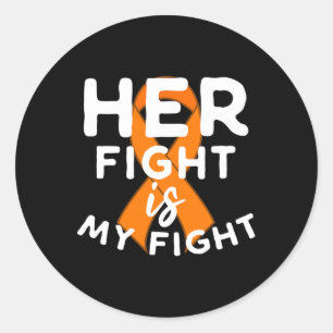 Sticker Rond Son combat est mon combat soutien à la sclérose en