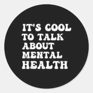 Sticker Rond Son Cool À Parler De Sensibilisation À La Santé Me