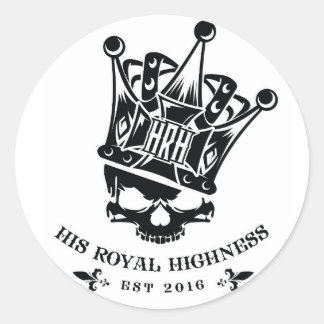 Sticker Rond Son logo Altesse Royale