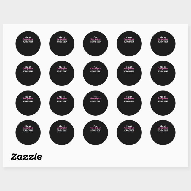 Sticker Rond Sonographiy (Feuille)