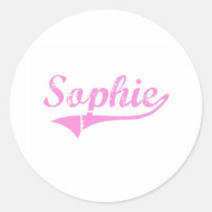 Sticker Rond Sophie Classic Style Nom