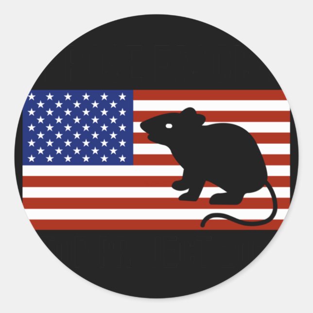 Sticker Rond S'opposer au fascisme (Devant)