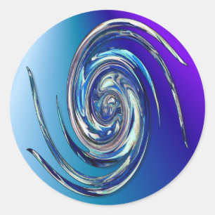 Sticker Rond Sorcière à eau