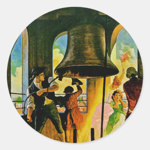 Sticker Rond Sortez la liberté