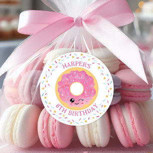 Sticker Rond Sortie de Donut Miss Out