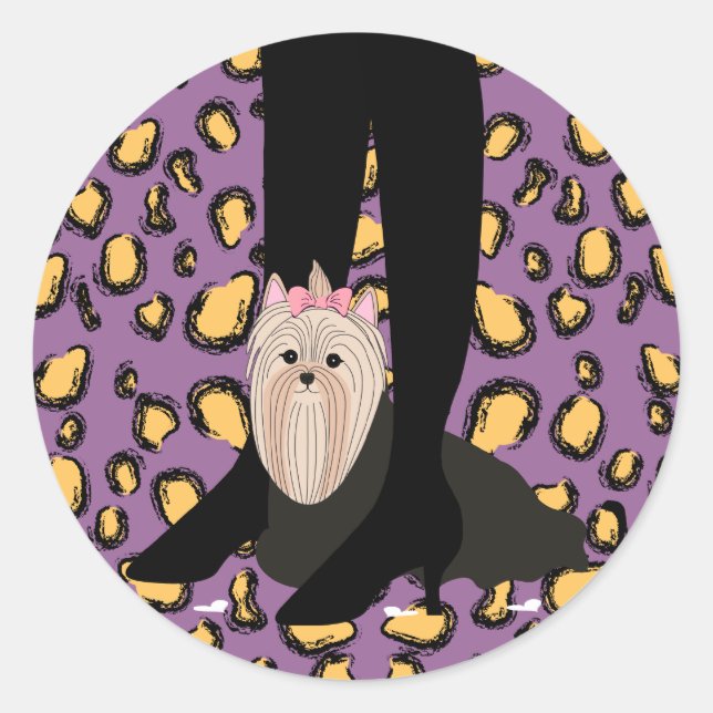 Sticker Rond Sortie de la nuit des filles (Devant)