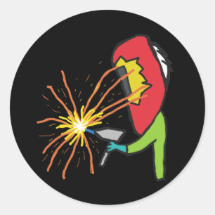 Sticker Rond Soudage